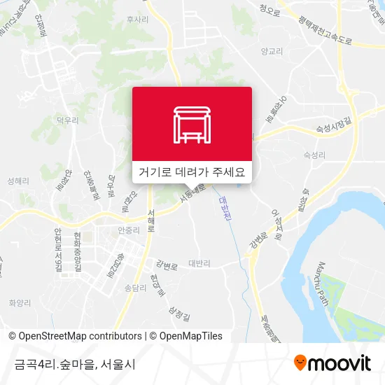 금곡4리.숲마을 지도
