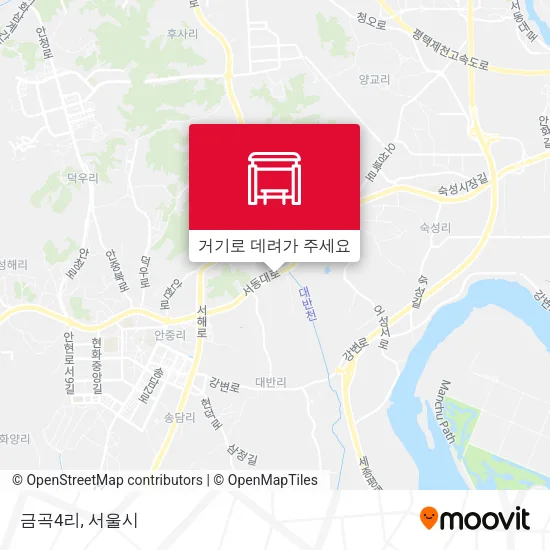 금곡4리 지도
