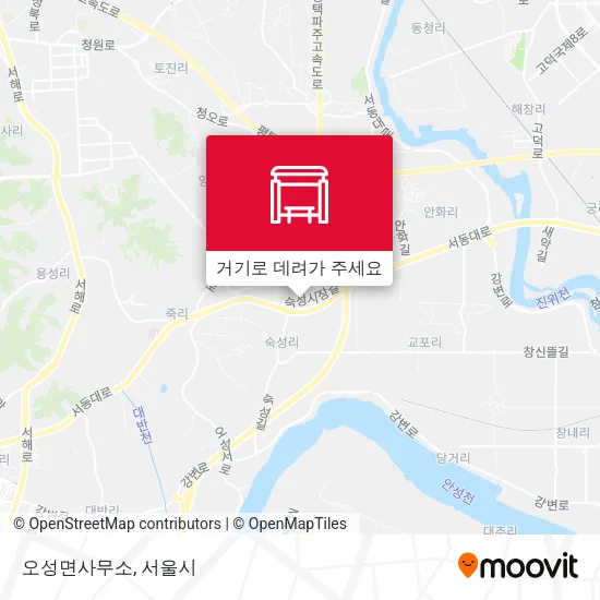 오성면사무소 지도