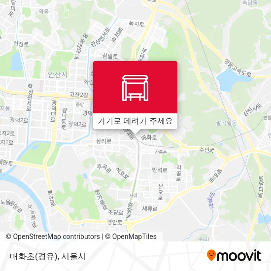 매화초(경유) 지도