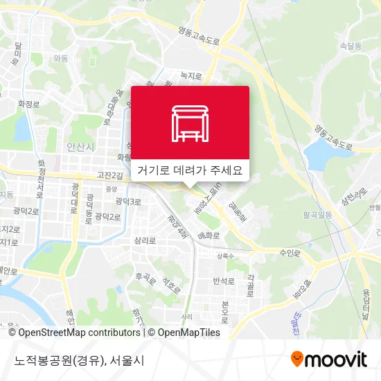 노적봉공원(경유) 지도