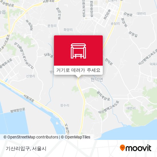 기산리입구 지도