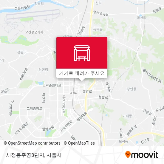 서정동주공3단지 지도