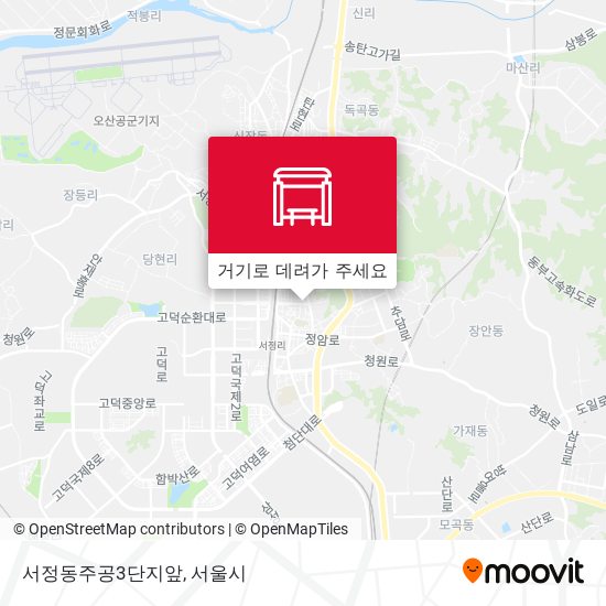 서정동주공3단지앞 지도