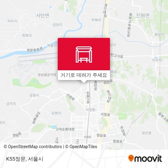K55정문 지도