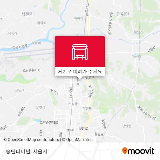 송탄터미널 지도
