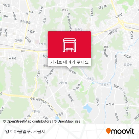 양지마을입구 지도