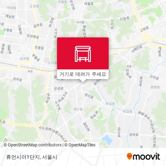 휴먼시아1단지 지도