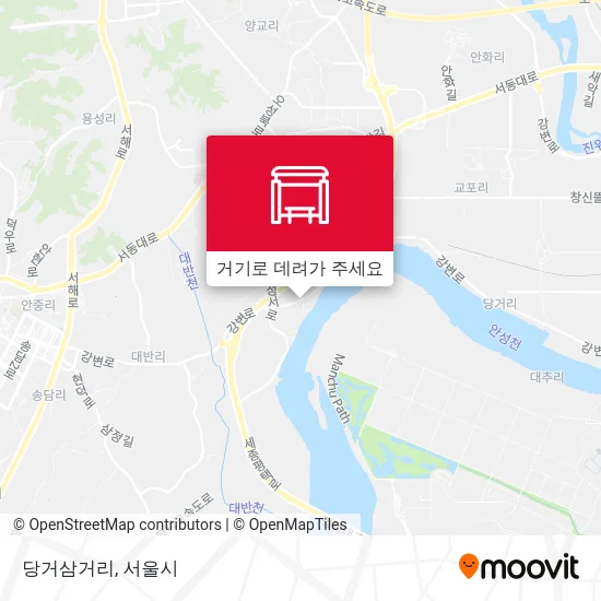 당거삼거리 지도