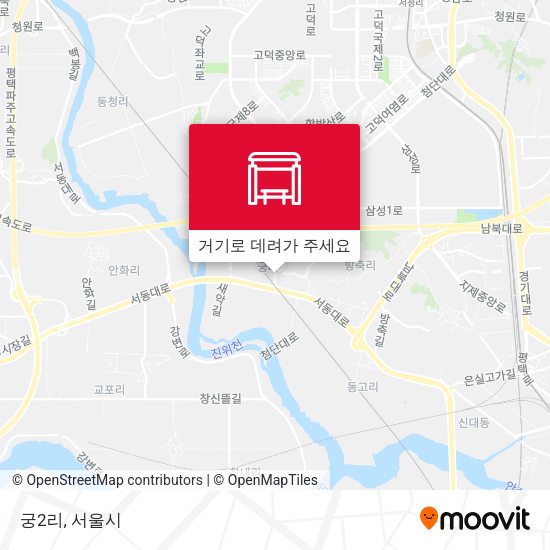 궁2리 지도