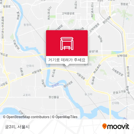 궁2리 지도