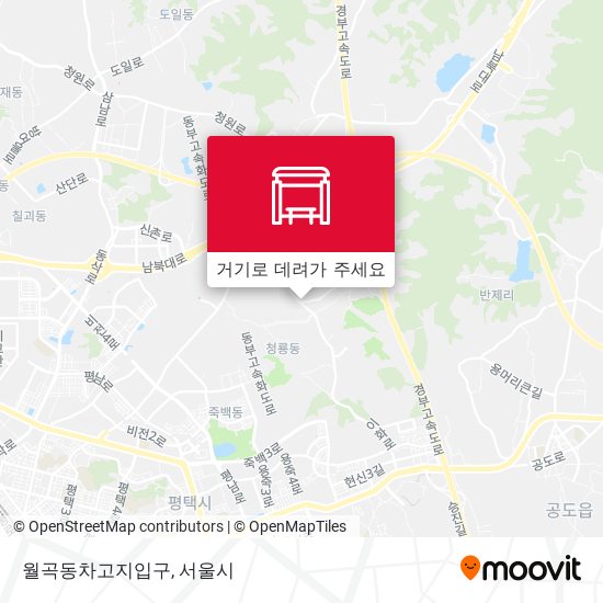 월곡동차고지입구 지도