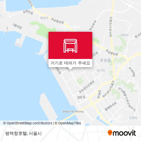 평택항호텔 지도