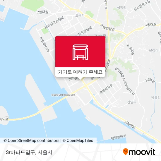 Sr아파트입구 지도