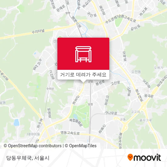 당동우체국 지도