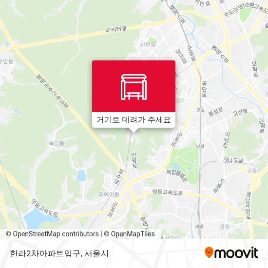 한라2차아파트입구 지도