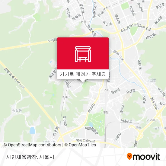 시민체육광장 지도
