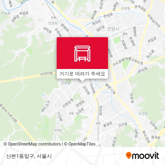 산본1동입구 지도