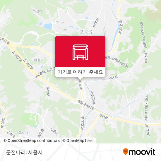 둔전다리 지도