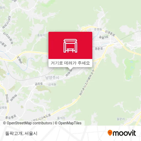 돌팍고개 지도