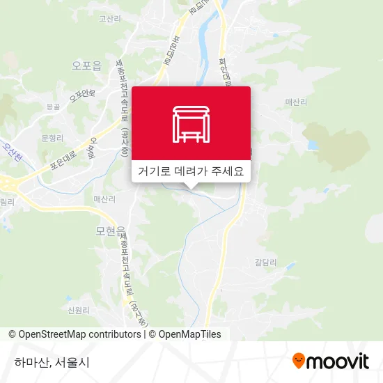 하마산 지도