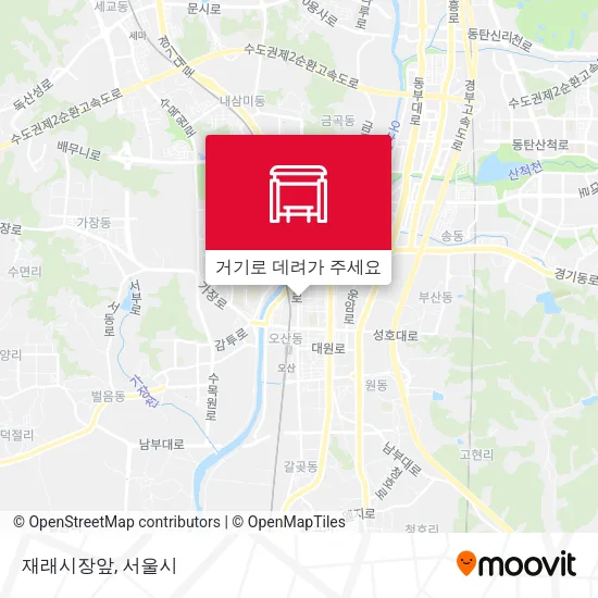 재래시장앞 지도