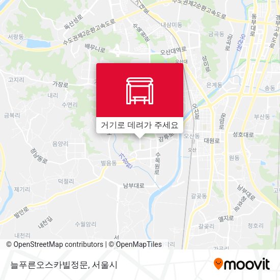 늘푸른오스카빌정문 지도