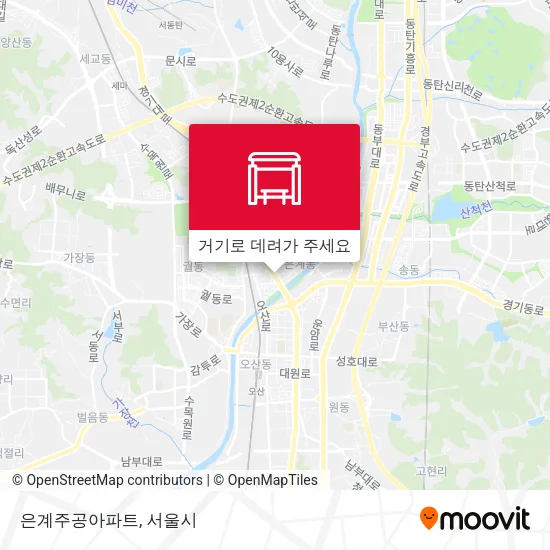 은계주공아파트 지도