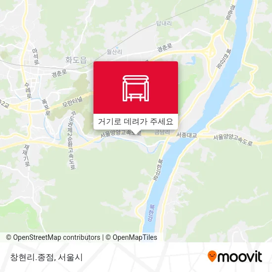 창현리.종점 지도