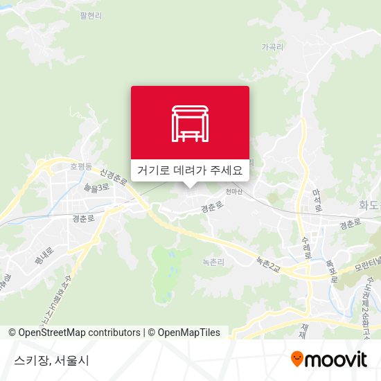 스키장 지도