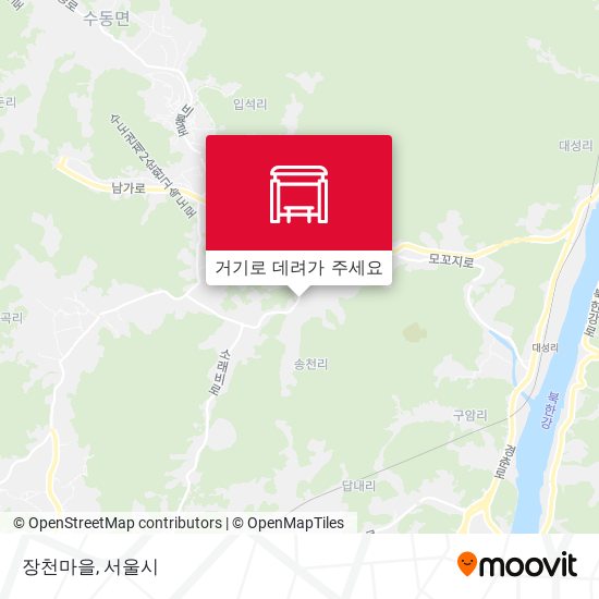 장천마을 지도