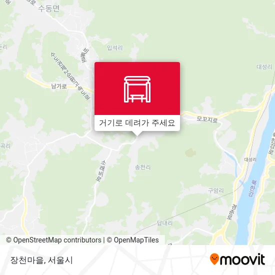 장천마을 지도