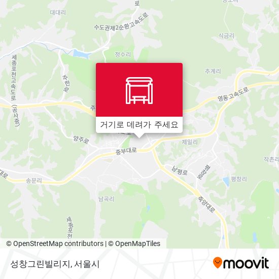 성창그린빌리지 지도