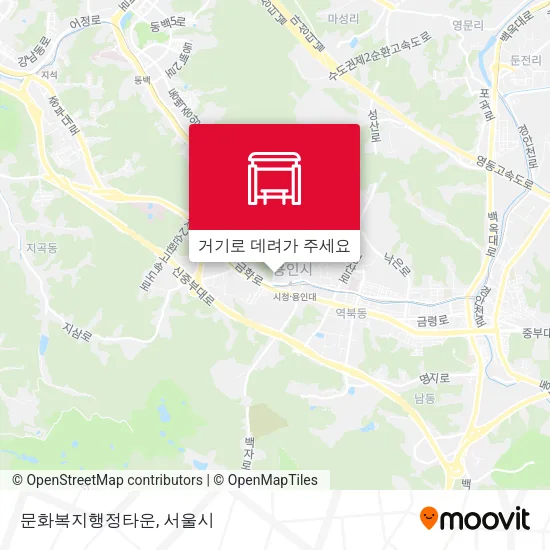 문화복지행정타운 지도