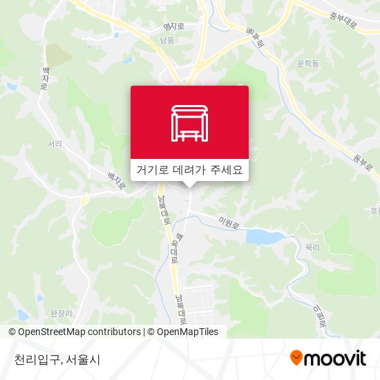 천리입구 지도