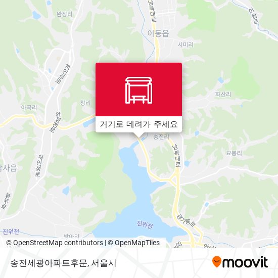 송전세광아파트후문 지도