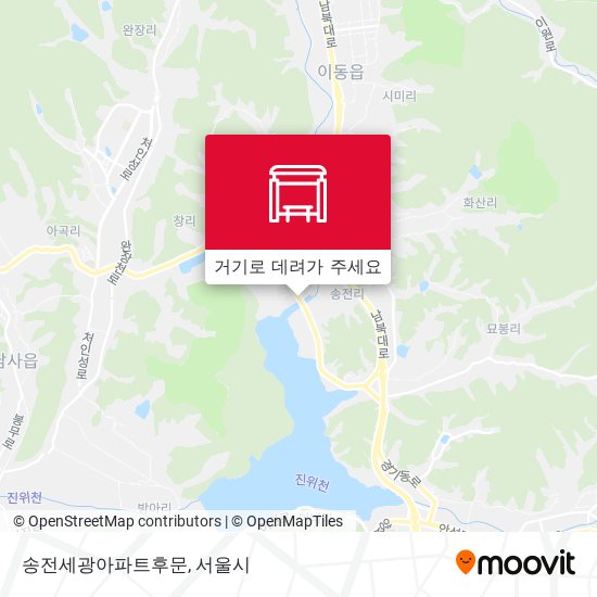 송전세광아파트후문 지도