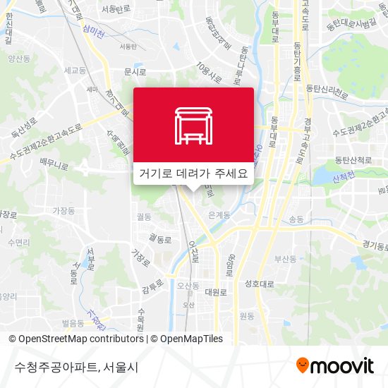 수청주공아파트 지도