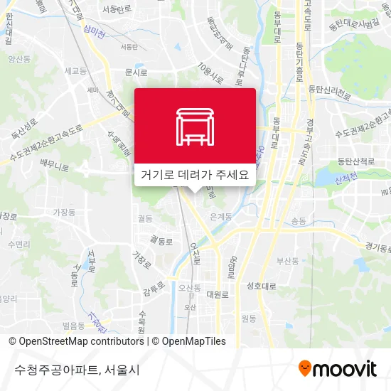 수청주공아파트 지도