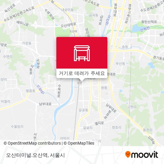 오산터미널.오산역 지도