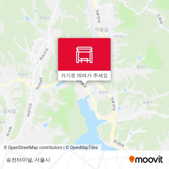 송전터미널 지도