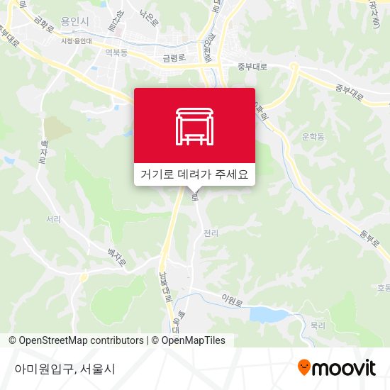 아미원입구 지도