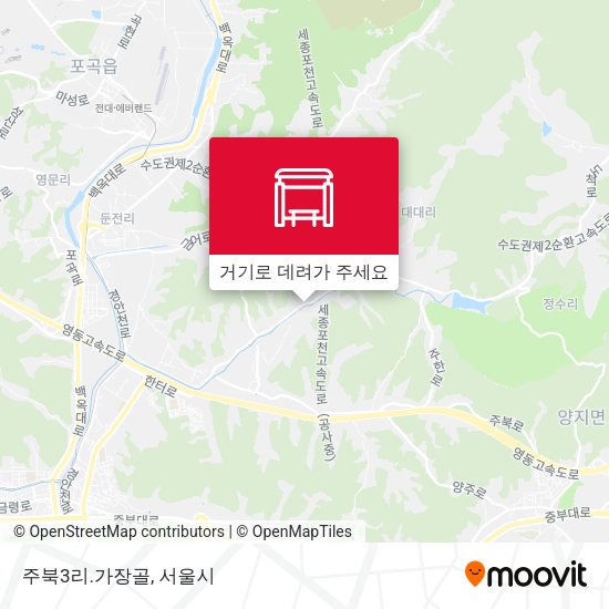 주북3리.가장골 지도