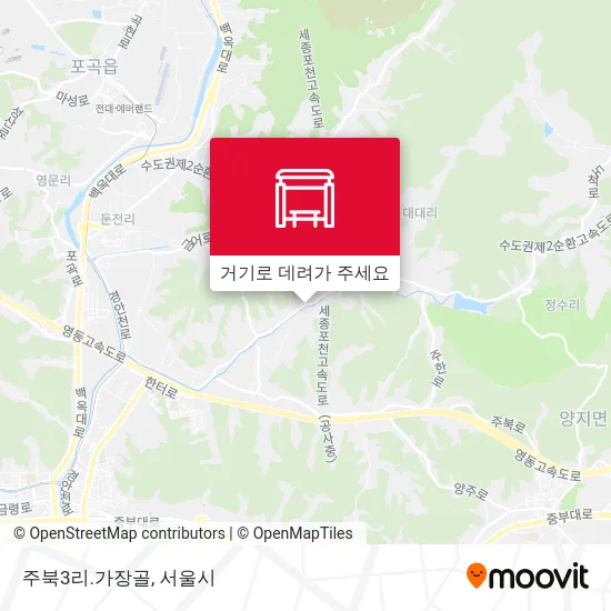 주북3리.가장골 지도