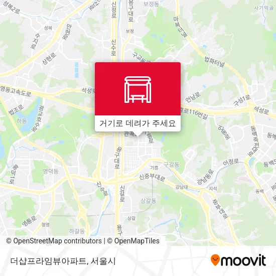 더샵프라임뷰아파트 지도