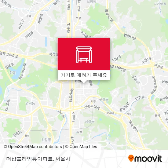 더샵프라임뷰아파트 지도