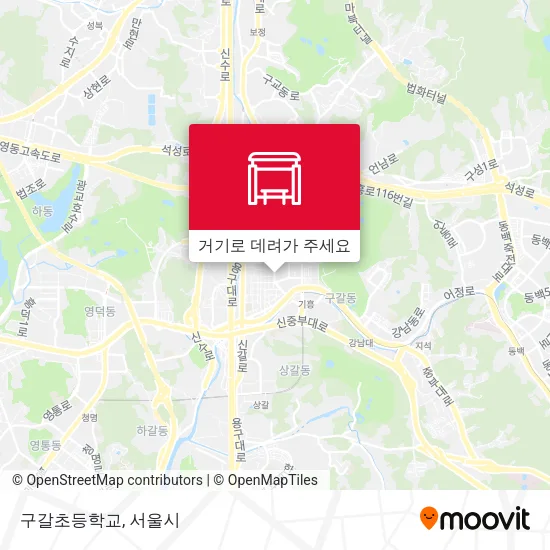 구갈초등학교 지도