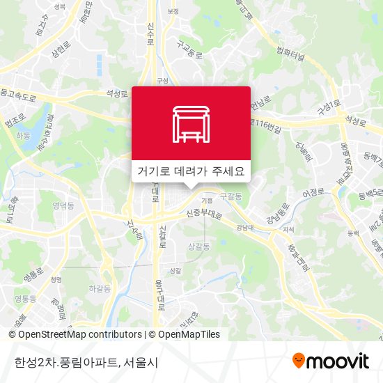 한성2차.풍림아파트 지도