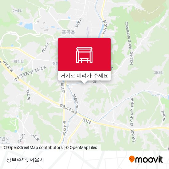 상부주택 지도