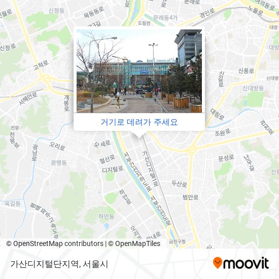 가산디지털단지역 지도